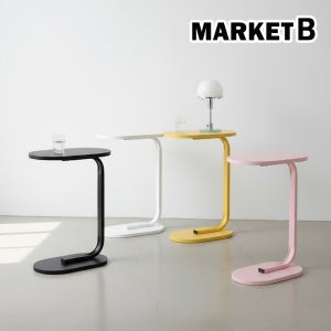 마켓비 사이드 테이블 미니 티 테이블 쇼파 간이 테이블 D형