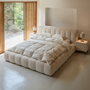 에덴느 밀크롤 침대 프레임 패브릭 더블 퀸 킹 라지킹 슈퍼싱글 신혼부부 원룸 킹 1600