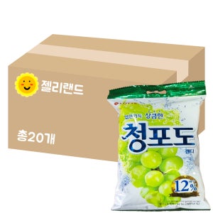 롯데 청포도 캔디 153g X 20개 (1BOX)