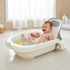 코넘 NEW 등받이 각도조절 신생아 아기 욕조 일체형