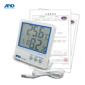 AND 디지털 온습도계 AD-56A 검교정성적서 포함 KOLAS 검교정 (긴급교정)