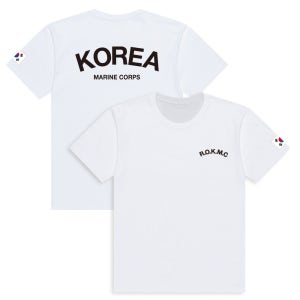 남성 여성 해병대 MARINE ROKMC 쿨링 라운드 반팔 티셔츠 빅사이즈 S-12XL