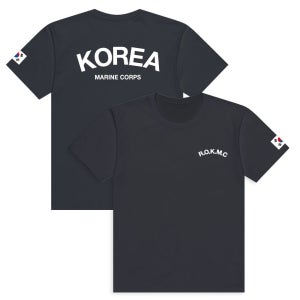 남성 여성 해병대 MARINE ROKMC 쿨링 라운드 반팔 티셔츠 빅사이즈 S-12XL
