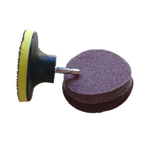 전동드라이버사포 원형사포 원형샌딩페이퍼 드릴용 75mm 20매