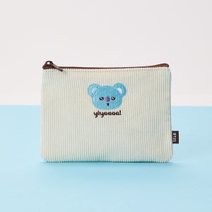 BT21 KOYA 오늘의 기분 플랫 사각 파우치