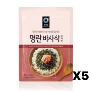 명란맛바사삭김 김자반 50g x 5개