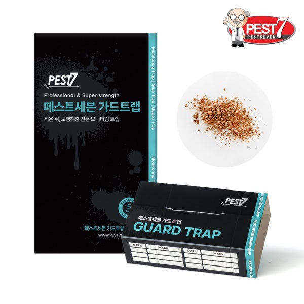 페스트세븐가드트랩(5매입) 좀벌레 곱등이 집게벌레 섶벌레 먼지다듬이 곱등이 돈벌레 지네 노래기 거미 노린재 바퀴벌레 개미 쥐 공벌레 그리마 퇴치 퇴치약 퇴치제 트랩 아파트 끈끈이