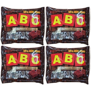롯데 ABC 초콜릿 187g X 4개