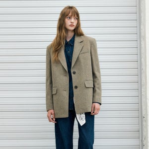 [미쏘]테일러드 오버핏 울자켓_MIWJKFT2PB