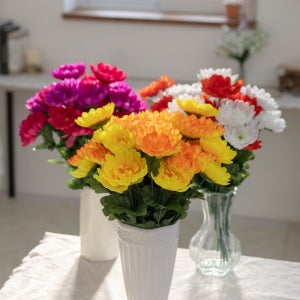 1+1 성묘 조화꽃 장식 추모 폼폼 알륨 국화 백합 데이지 무궁화 카네이션 튤립 벚꽃