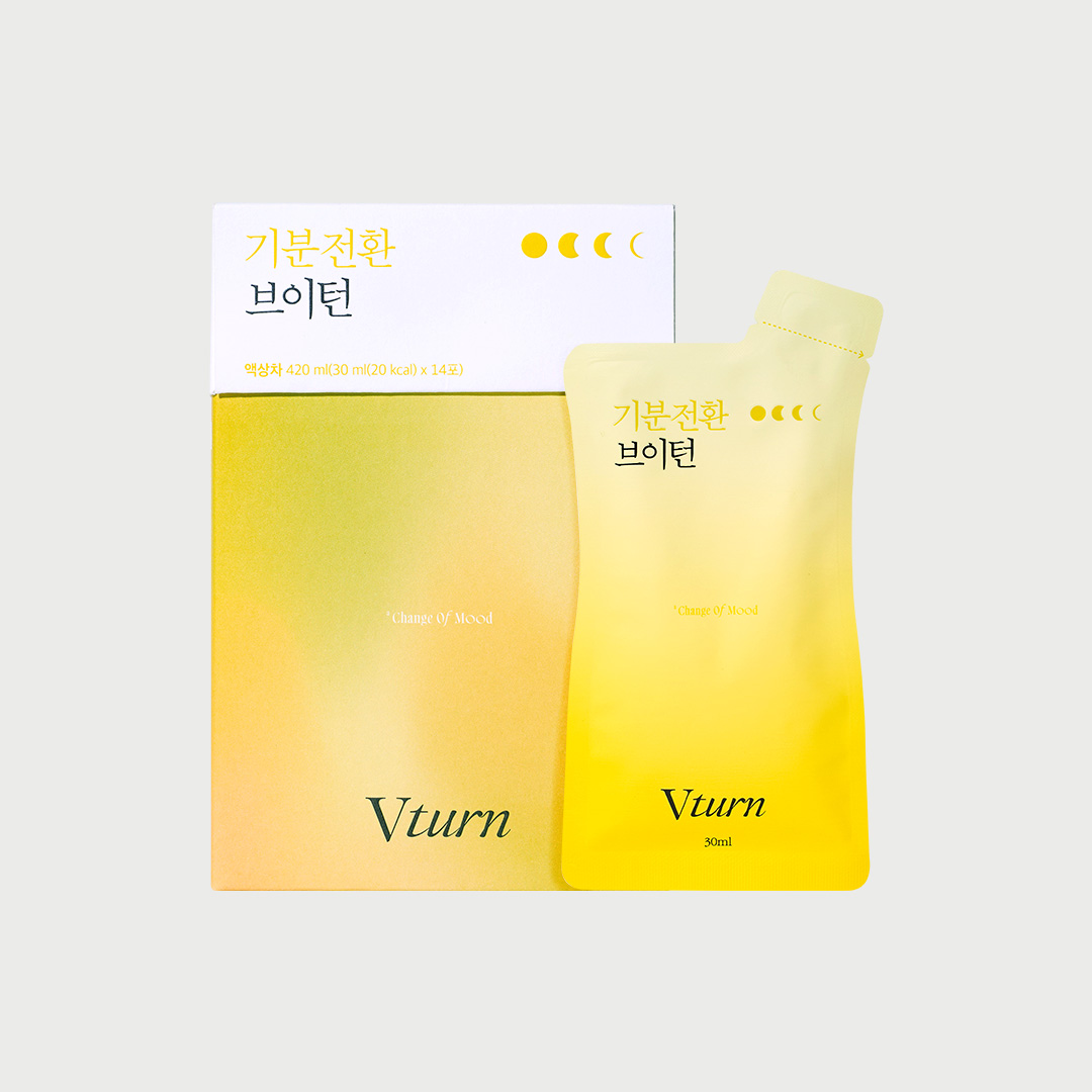 기분전환 브이턴 1박스(14포) / 디카페인 V라인티