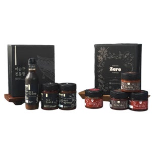 이순규 온가족세트 - 만능+저당세트 맛간장 찌개된장 고추장 쌈장 추석 명절 부모님 고급선물