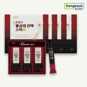동국제약 천년보감 프리미엄 국내산 6년근 홍삼정 진액스틱 30g, 4개