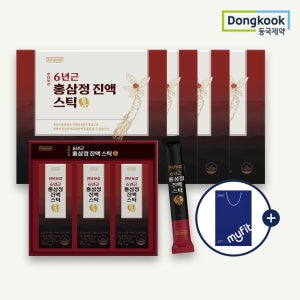 [총120포] 동국제약 천년보감 프리미엄 국내산 6년근 홍삼정 진액스틱 300g, 4개