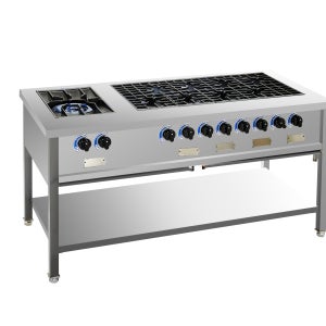 키친블루 1500 좌열 간택기 업소용 식당용가스렌지