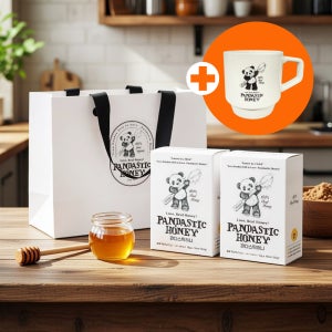 천연 벌꿀스틱 지리산 잡화꿀 답례품 선물세트 국내산 판다스틱허니 스틱꿀 150g, 2개
