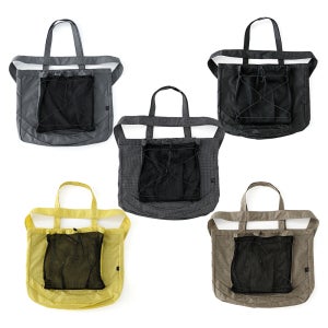 [Cayl] [케일] Trail Tote B-grid Black