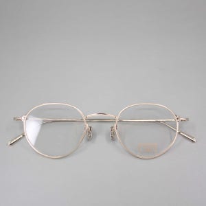 아이반7285 199 c902 골드 보스톤형 라운드 클래식 빈티지 티타늄 안경테