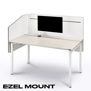 이젤마운트 데스크 멀티 모니터암 책상 게이밍 사무용 크리에이터 1200x800mm, 스크래치 그레이