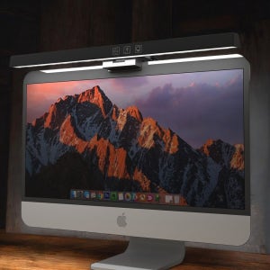 모니터 노트북 거치형 LED스탠드 집중조명 업그레이드 버전