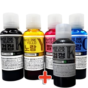 대용량 [4색세트] 호환 캐논 G7090잉크 G6090 G3960 GI90 GI91 리필200ml재생