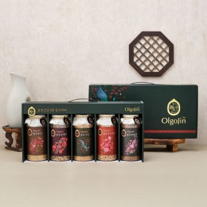 올고진 발효 혼합잡곡 51호 선물세트 현미 균형미 귀리 병아리콩 렌틸콩 650g 5종