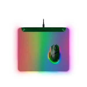 [레이저 코리아] 레이저 파이어플라이V2 PRO 팬텀 그린 에디션 게이밍 마우스패드