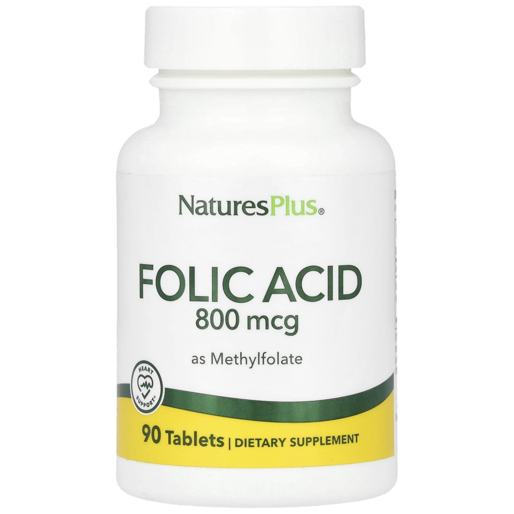 <b>네이처스플러스 메틸 엽산</b> Folic Acid 800mcg 90정