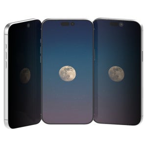 로랜텍 사생활 보호 강화유리 프라이버시 액정보호필름 아이폰 에어, 2매입