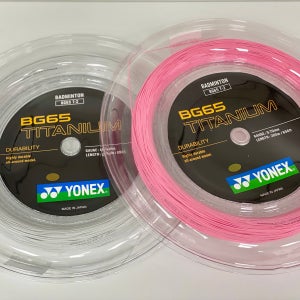 요넥스 배드민턴 스트링 BG65TI 티타늄 TITANIUM 롤거트 (0.70mm/200m)