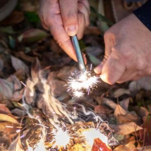 캠핑 생존 가방 병따개 불쏘시게 파이어 스틸 스틱 부싯돌