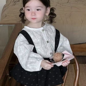 유아 아기옷 봄 가을 외출복 하객룩 엠브로 멜빵세트