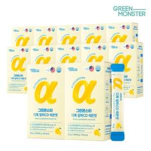 그린몬스터 디톡 알파CD 레몬 컷 알파시디 49g, 12개