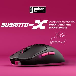[입고완료 2종사은 당일발송] 펄사 Susanto-X 수산토 에디션 프로시리즈 무선 게이밍 마우스 발로란트 [PSSTX21] YT