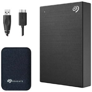 씨게이트 외장하드 OneTouch 데이터복구 외장HDD 4TB, 블랙