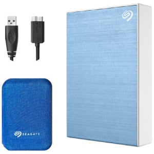 씨게이트 외장하드 OneTouch 데이터복구 외장HDD 4TB, 라이트블루