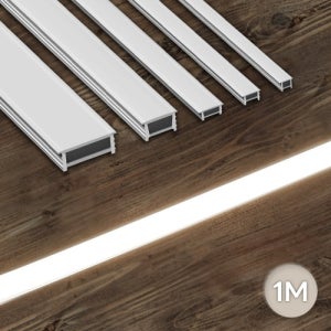 실리콘 바 매입 매립 라인조명 커버 1M 재단 타공 10x10mm