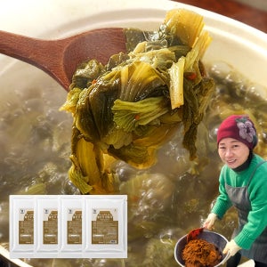 순수본가 국내산 갓 시래기된장국 450g 4팩
