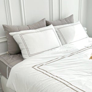 갤러리 워싱 호텔식 베개커버 더 베이지, 50x70cm