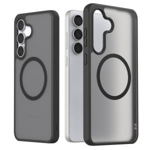 Qi2 Ready 아라리 갤럭시 맥세이프 케이스 범퍼 듀플M 매트 블랙, 갤럭시S25 FE