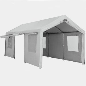 대형 간이천막 3x6M 주차천막 쉘터 캐노피 야외텐트 주차장 작업장 그늘막 휴게실