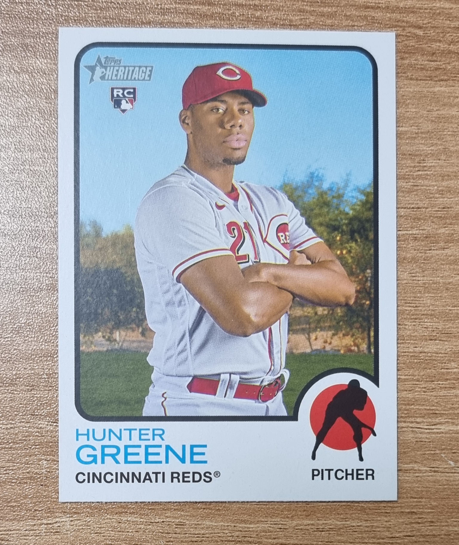 헌터 그린 루키카드 2022 Topps Heritage RC No-694 MLB카드
