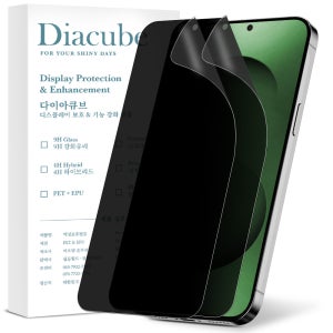 [간편부착] 다이아큐브 갤럭시용 무광택 지문방지 사생활보호 액정보호필름 갤럭시 S25 FE, 2매입