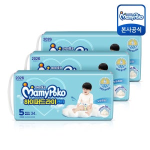 마미포코 하이퍼드라이팬티 기저귀 특대형 남아용 5단계 102매 1BOX