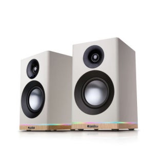 캔스톤 2채널 블루투스 북쉘프 스피커 X9BT HIFI RGB 인테리어용 음향기기