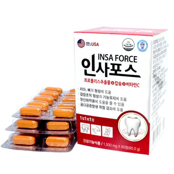 메온셀 <b>인사포스</b> 1500mg 60정 1개