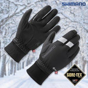 2025 시마노 고어텍스 윈드스토퍼 프리마로프트 장갑 겨울용 자전거 방한 방풍 장갑
