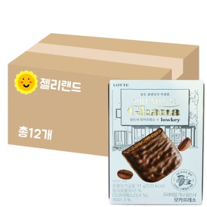 롯데 프리미엄 가나 랑드샤 모카프레소 91g X 12개 (1BOX)