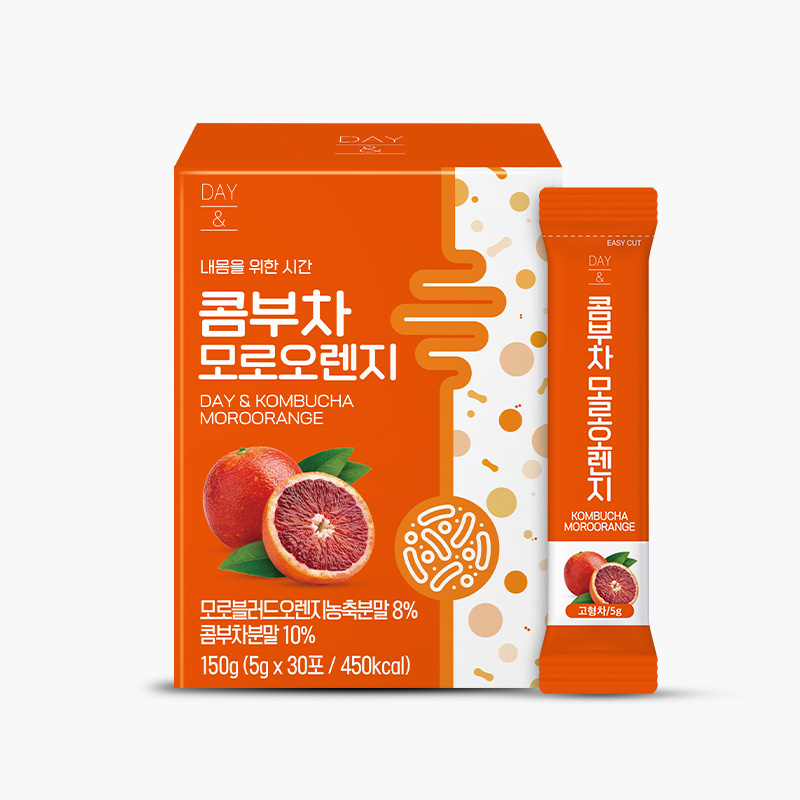 참앤들황토농원 데이앤 콤부차 모로오렌지맛 모로오렌지