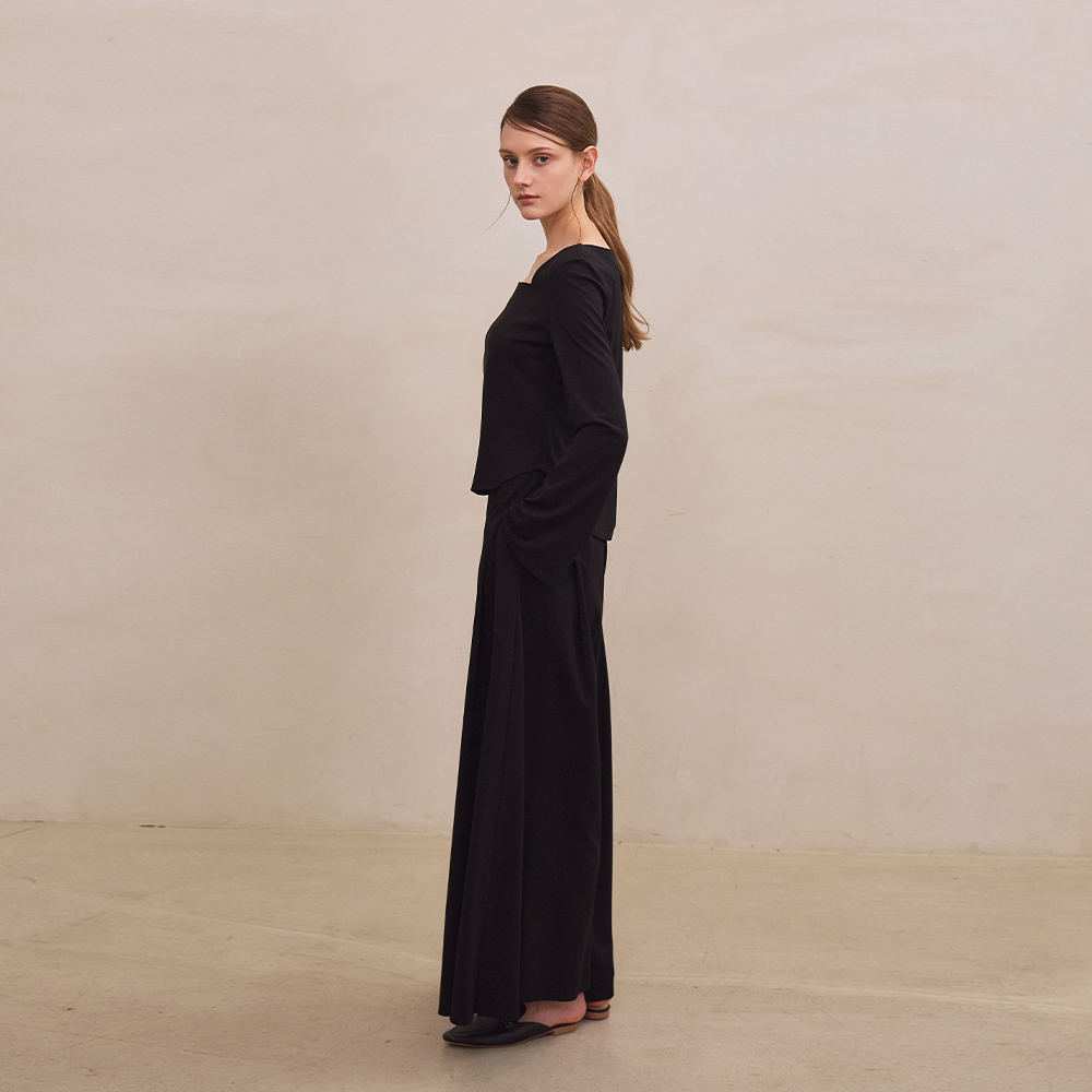 [그레이스유] [SET] Julia Top + Julia Pants (Black)